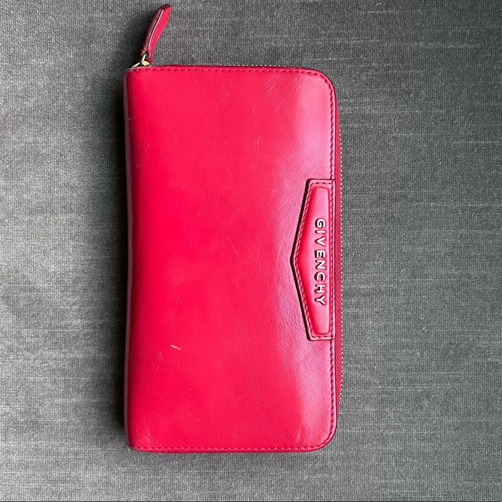 Red Givenchy wallet